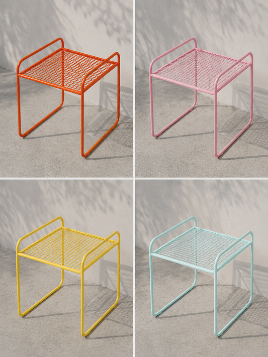 Mesa Lateral / Velador Metálico